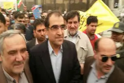 حضور مردم  اهواز  در راهپیمایی 22 بهمن با ماسک/ تصاویر