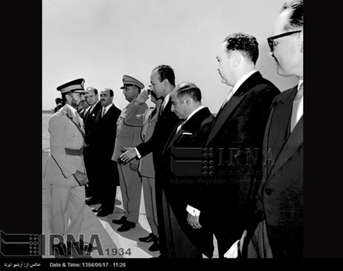 سفر امپراتور اتیوپی به ایران سال 1343 /تصاویر