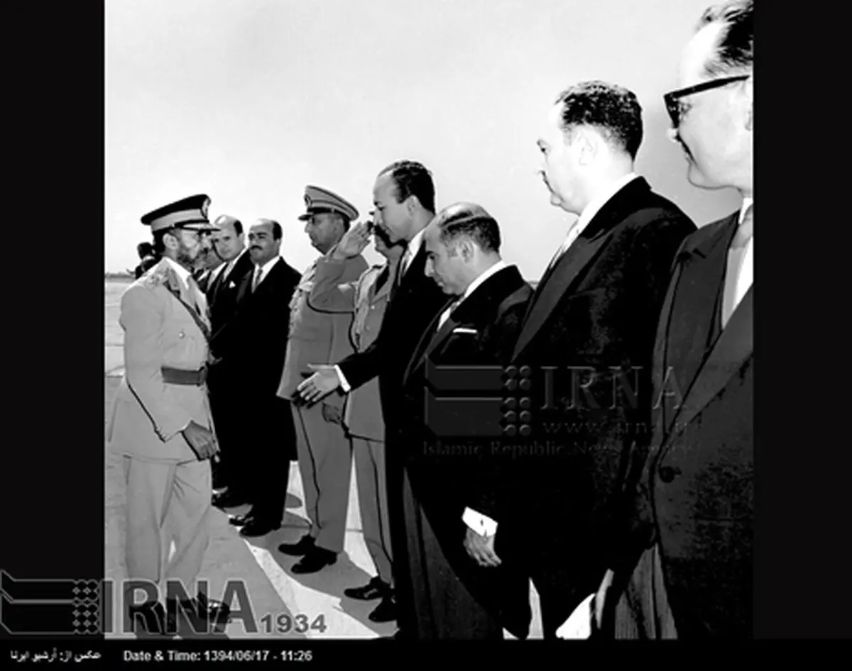 سفر امپراتور اتیوپی به ایران سال 1343 /تصاویر