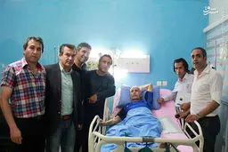 عیادت پرسپولیسی‌ ها از اسطوره آبی‌ ها /عکس