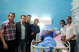 عیادت پرسپولیسی‌ ها از اسطوره آبی‌ ها /عکس