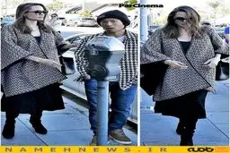 عکسی عجیب و غریب از دست‌های لاغر و نحیف «آنجلینا جولی»/ عکس