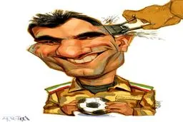 سرباز فراری تیم ملی!/کاریکاتور
