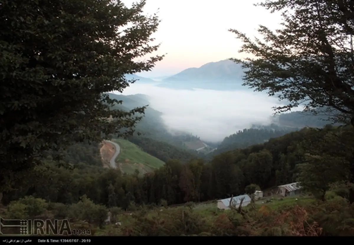 بهار در پاییز در جاده خلخال به پونل/تصاویر