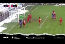 شیرجه بیرانوند «بهترین مهار هفته» شناخته شد+فیلم