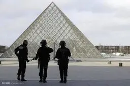 حمله تروریستی در موزه لوور‎/تصاویر