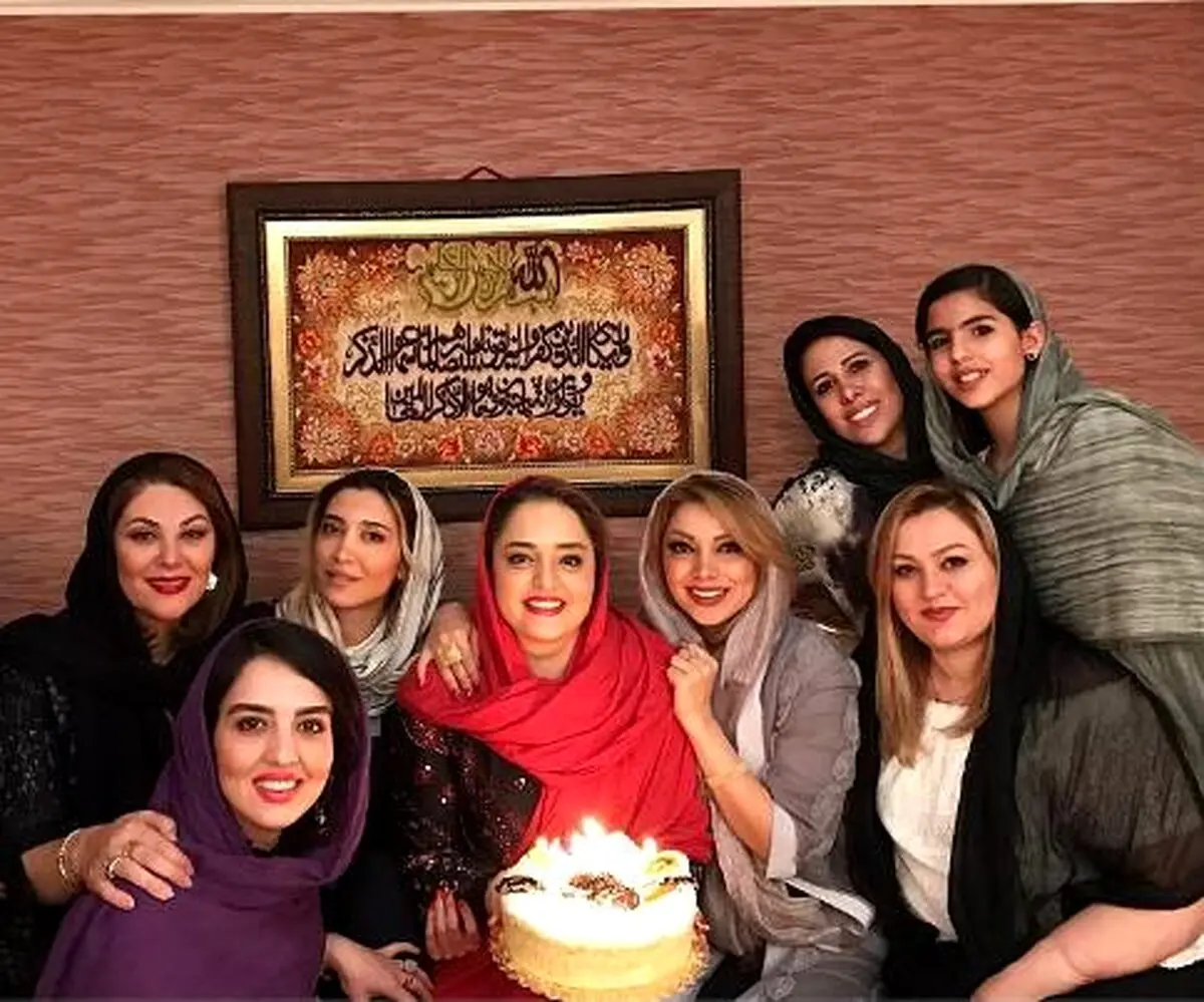 عکس هایی از جشن تولد 32 سالگی نرگس محمدی با حضور بازیگران زن