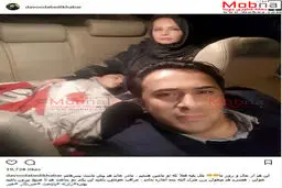 سلفی توماشینی گزارشگر شبکه خبر در شب زلزله ۵.۲ ریشتری تهران/عکس