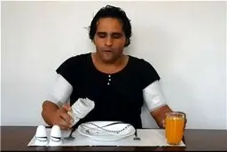 شیشه خوری یک جوان ایرانی +عکس