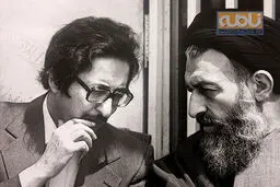 آیت‌الله محمد بهشتی و ابوالحسن بنی‌صدر در حاشیه راهپیمایی روز کارگر
