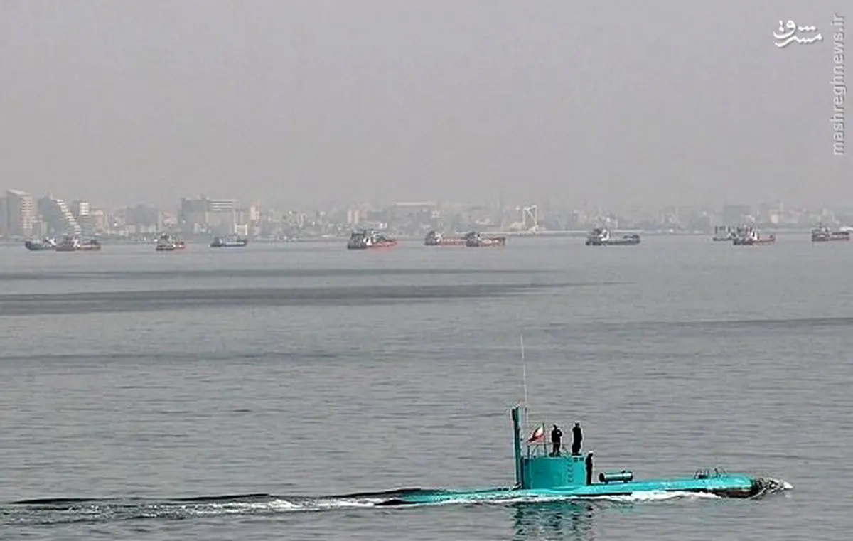 بعثت؛ مدرنترین زیردریایی ایرانی با قابلیت شلیک موشک +عکس