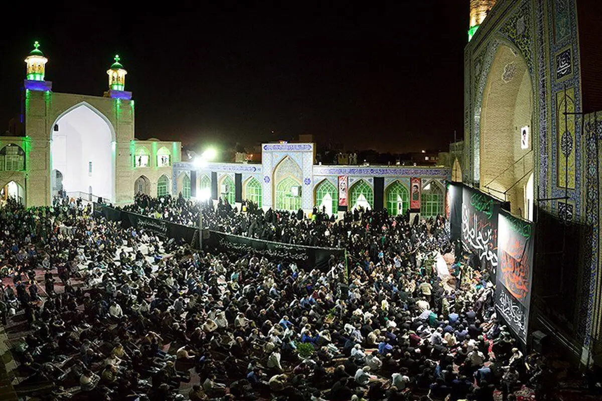 مراسم وداع سردار شهید غلامرضا پروانه و شهید مصطفی بحرآبادی‌