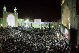 مراسم وداع سردار شهید غلامرضا پروانه و شهید مصطفی بحرآبادی‌