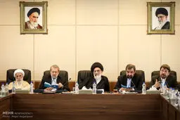 تصاویری از جلسه مجمع تشخیص مصلحت با حضور احمدی‌نژاد، قالیباف، ناطق نوری، عارف و...