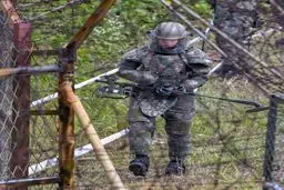 جمع‌آوری ۸۰۰ هزار مین‌ در مرز دو کره / تصاویر