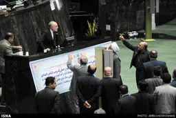 حواشی جنجالی تصویب کلیات طرح برجام در مجلس/تصاویر