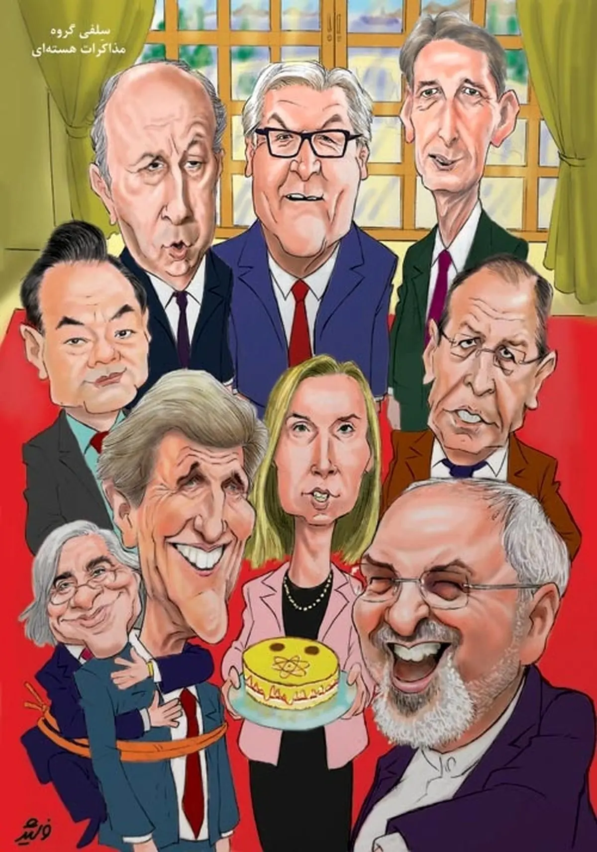 سلفی مذاکره کنندگان! (کاریکاتور)