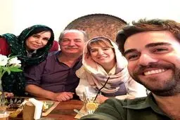 سلفي ستاره پسياني با خانواده + عكس