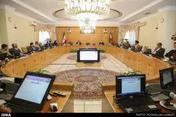 صندلی خالی روحانی در جلسه هیات دولت/ عکس