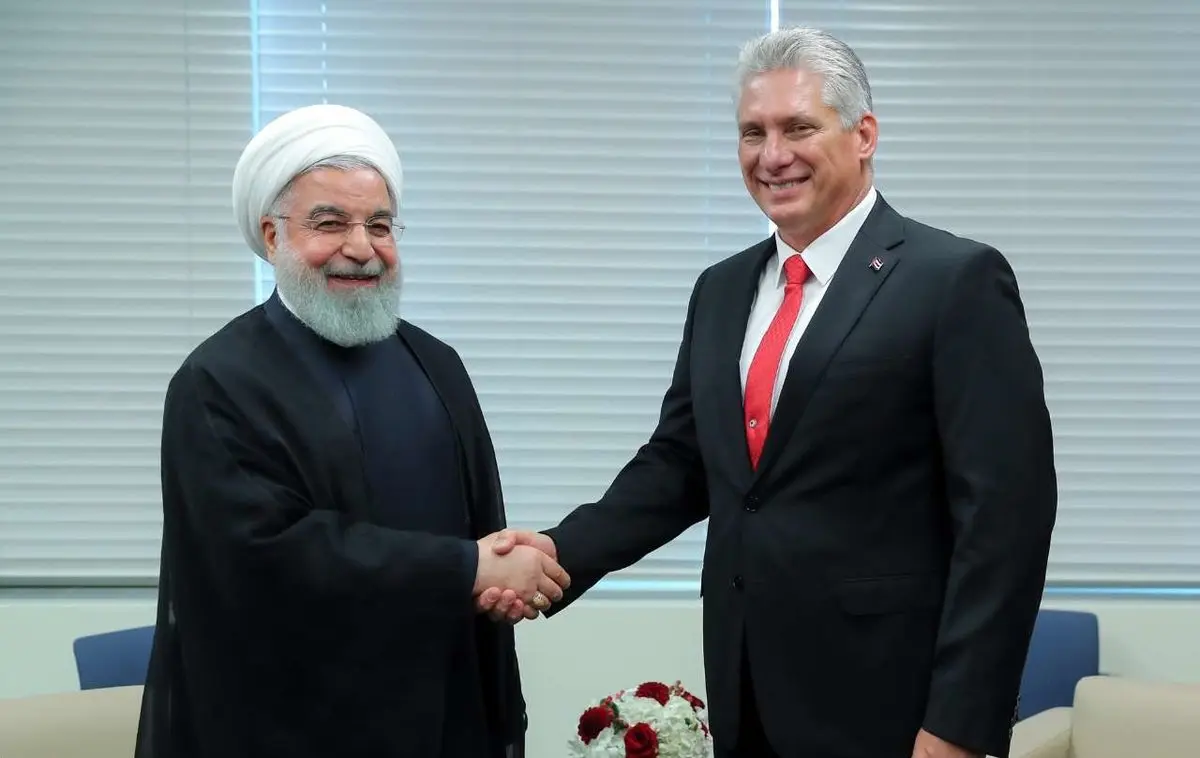 تصاویری از دیدارهای رئیس جمهور - دیدار با رئیس جمهوری کوبا