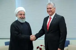 تصاویری از دیدارهای رئیس جمهور - دیدار با رئیس جمهوری کوبا