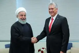 تصاویری از دیدارهای رئیس جمهور - دیدار با رئیس جمهوری کوبا