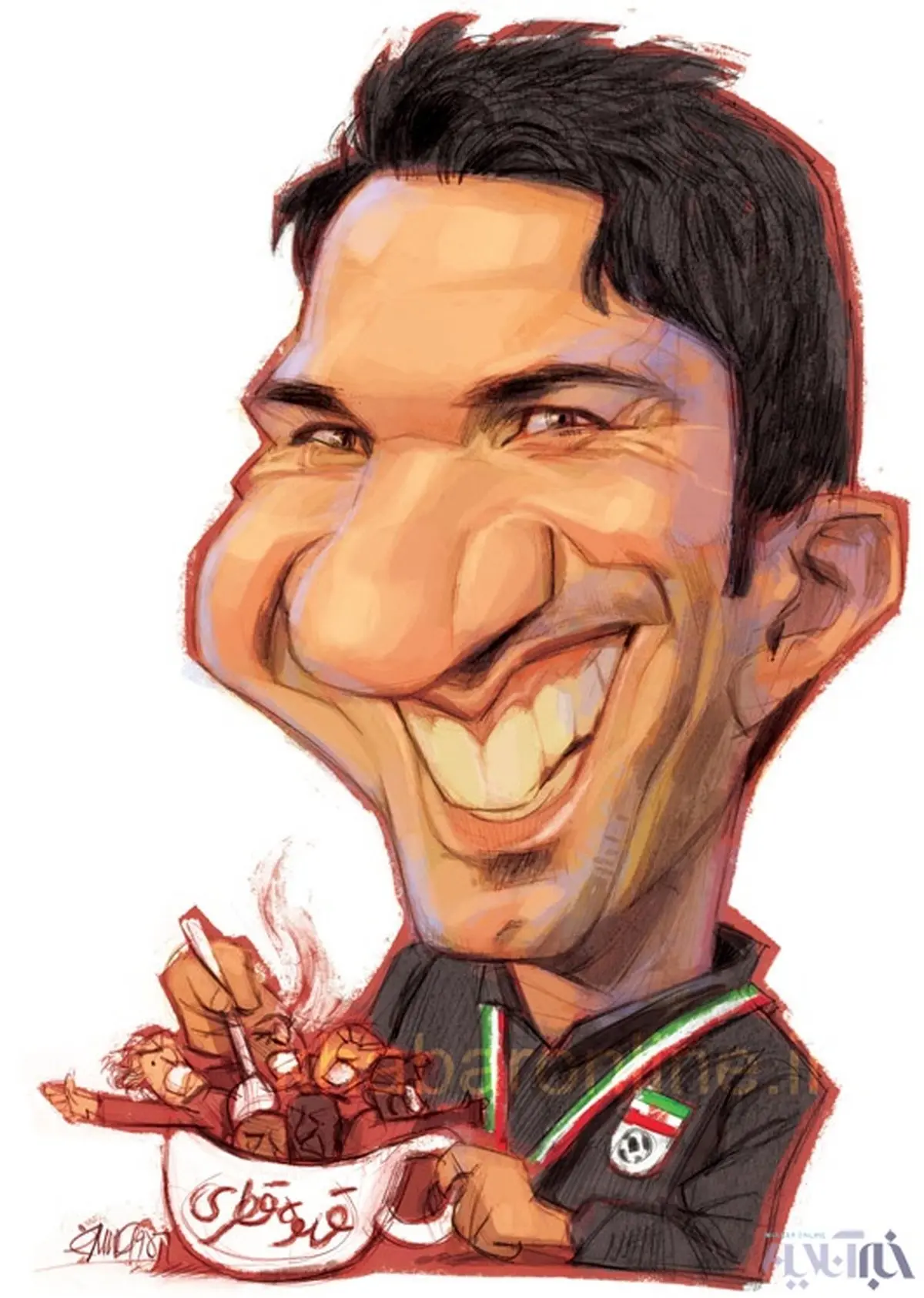 چه میکنه این جواد نکونام!؟/کاریکاتور