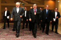 دیدار وزیر اقتصاد عراق با ظریف/تصاویر