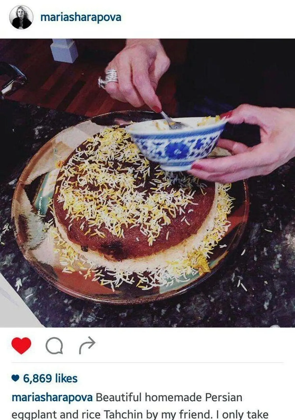 علاقمندی ستاره تنیس بانوان جهان به ته چین ایرانی + عکس