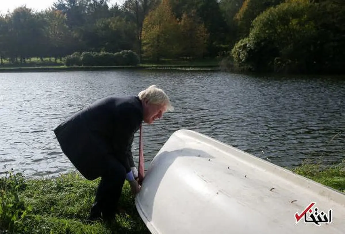 تصاویری از قایقرانی وزیر امور خارجه انگلیس