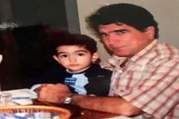 تصویری دیده نشده از محمدرضا شجریان و پسرش/عکس