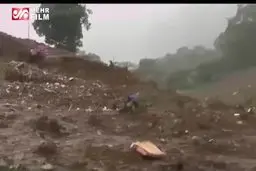 ببينيد: رانش مرگبار زمین در پی باران شدید در کلمبیا