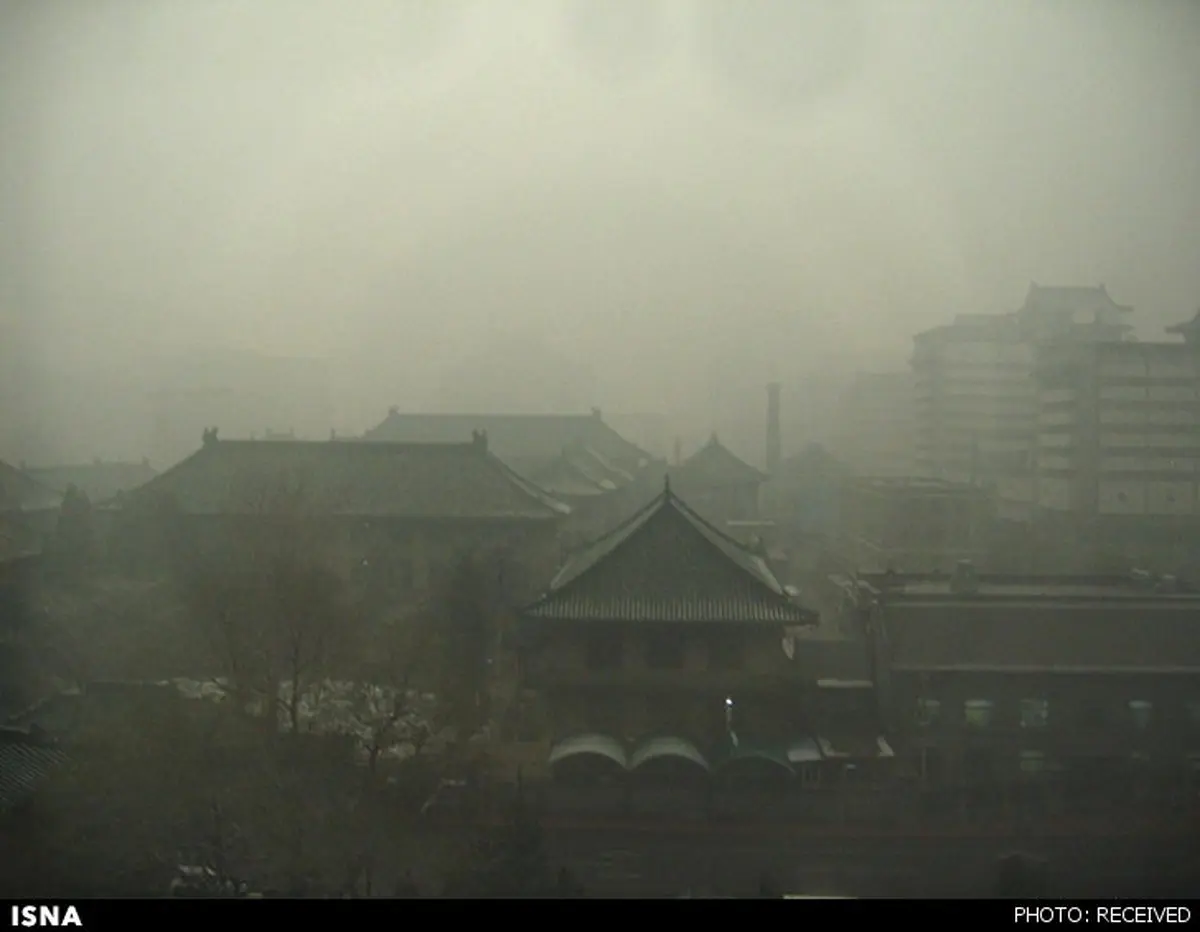 آلودگی شدید هوا در چین/عکس
