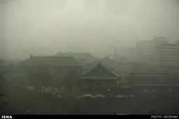 آلودگی شدید هوا در چین/عکس