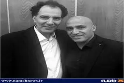 علیرضا منصوریان در کنار آقای بازیگر/ عکس
