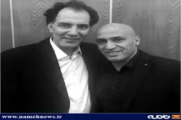 علیرضا منصوریان در کنار آقای بازیگر/ عکس