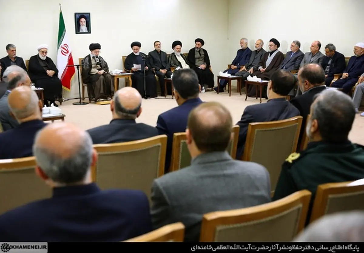 دیدار مسئولان و دست‌اندرکاران حج با رهبر معظم انقلاب/تصاویر