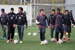 ژورائف در تمرین پرسپولیس/عکس