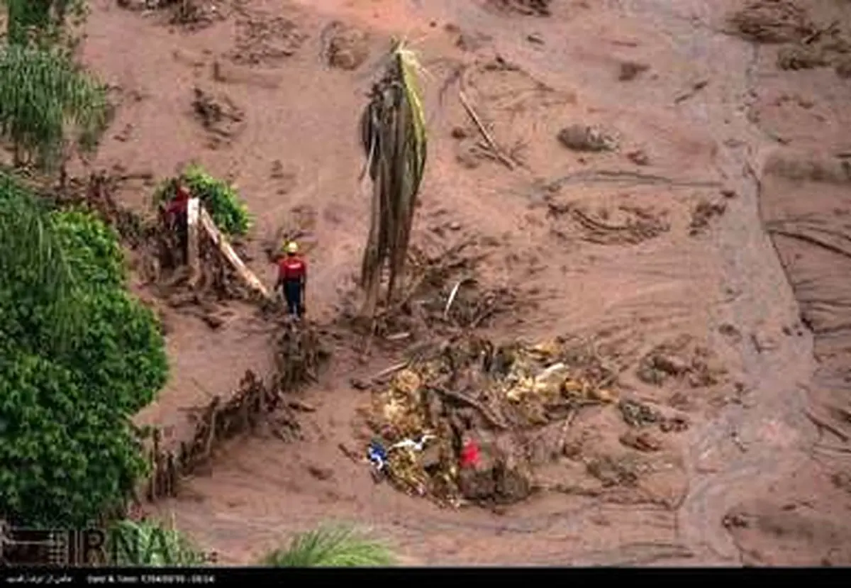 نابودی یک شهر در برزیل بر اثر تخریت یک سد/تصاویر