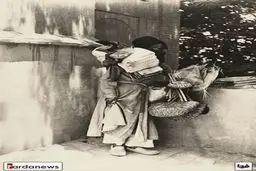 عکس/دستفروشی دوره قاجار