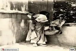 عکس/دستفروشی دوره قاجار