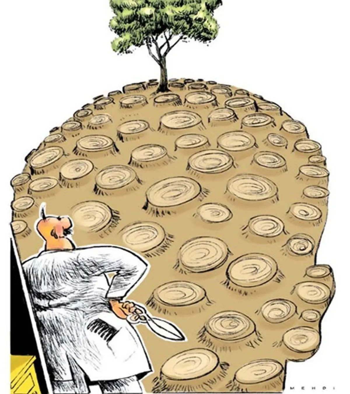 این هم شفاف سازی به سبک شهرداری تهران!/کاریکاتور