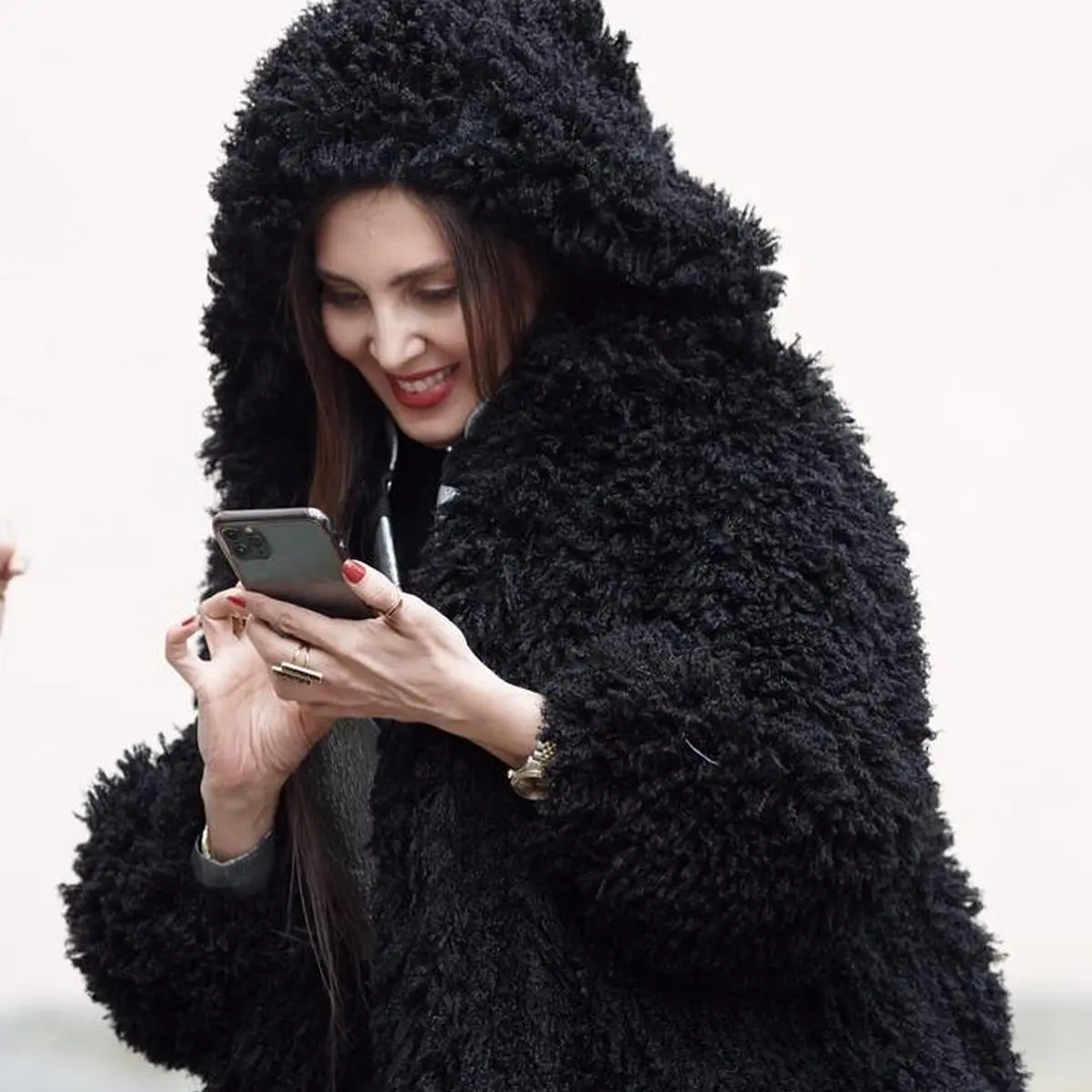 پالتوی خاص خانم بازیگر + عکس