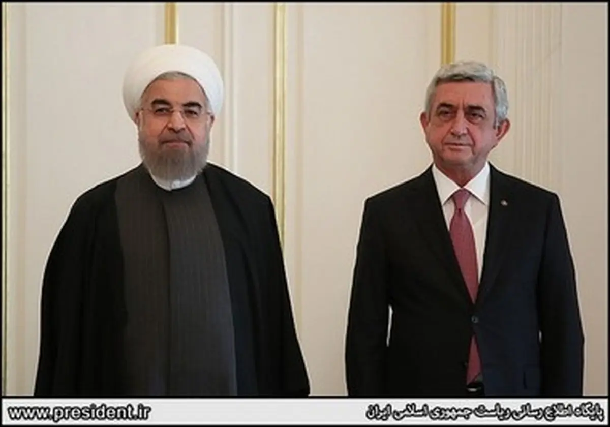 روایت تصویری از دیدارهای امروز روحانی در ارمنستان