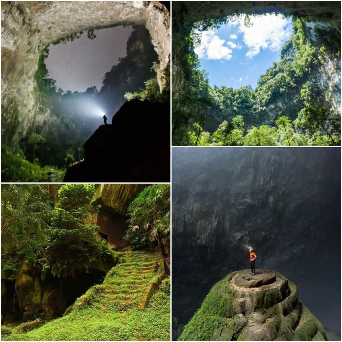 تصویری دیدنی از بزرگترین غار دنیا /عکس