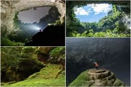 تصویری دیدنی از بزرگترین غار دنیا /عکس