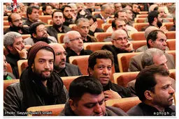 بنیامین در رونمایی از کتاب مداح معروف