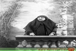 دختر ناصرالدین شاه/عکس