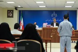 چند سکانس تصویری از چهارمین دادگاه رسیدگی به اتهامات عوامل داعش در تهران