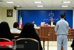 چند سکانس تصویری از چهارمین دادگاه رسیدگی به اتهامات عوامل داعش در تهران